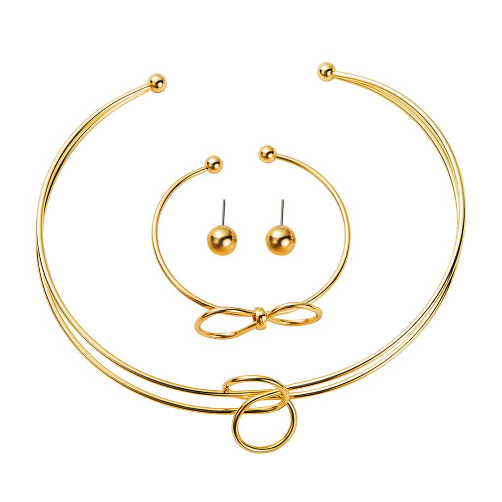 Fashion ladies earrings necklace bracelet