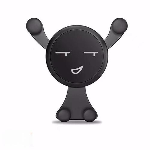 Suporte de telefone para carro Suporte de ventilação de ar Acessórios para interior de automóveis Suporte de celular por gravidade Suporte GPS para Apple iPhone Xiaomi