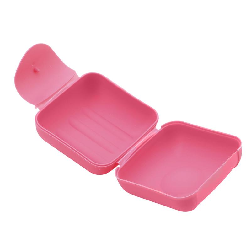 Large small portable outdoor travel Solid color soap box waterproof leak proof cover lock buckle bathroom washbasin home boxes