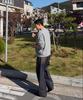 GNOK Wool Round Neck Knit Cardigan [Gray]