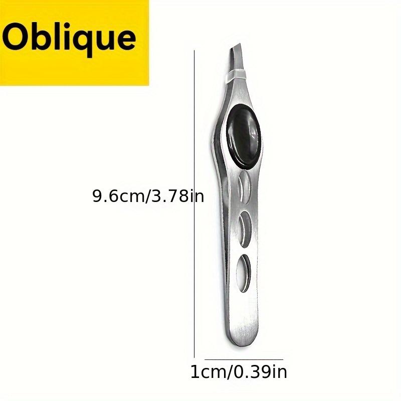 Profesionální pinzety - Ideální pro vytrhávání obočí, zastřihování větviček a odstraňování chloupků, Přesné nerezové pinzety na obočí, na obličejové chloupky