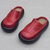 Baotou half slippers women's summer wear 2025 new super foreign style one-pedal cool slippers thick-soled big head shoes