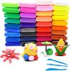 Eclet (Pack Of 12) Air Dry Clay, Colorful Children Soft Clay, Creative Art Crafts, Gifts For Kids-Multi Color. Non-Toxic