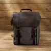 Men Canvas Vintage Backpack for School Bag Leather Backpack Women Rucksack Male Knapsack Bagpack Mochilas Feminina