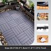 Diy Plastic Wood Flooring For Balcony Bathroom Courtyard Garden Terrace - Outdoor Splicing Waterproof Anti-Slip Floor Mat
