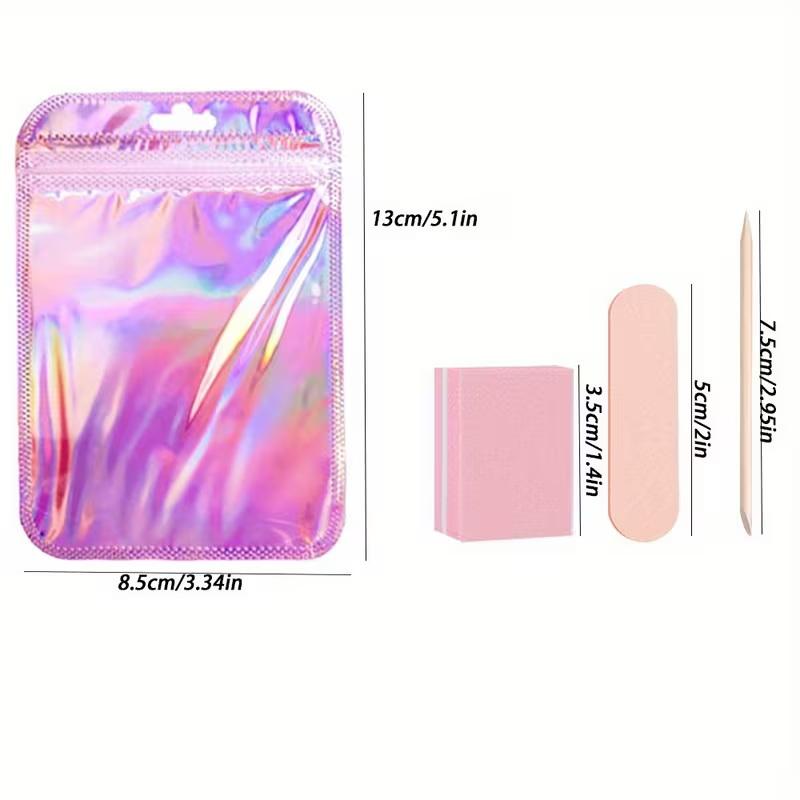 5/20 Set Nail Tool Kit, Mini Nail Files, Polishing Pads, And Sticks, Suitable For Diy Jewelry Polishing And Nail Care