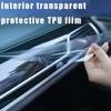 TPU Transparent Protective Film for Land Rover Range Rover Velar 2017- Car Interior Stickers Center Console Gear Navigation
