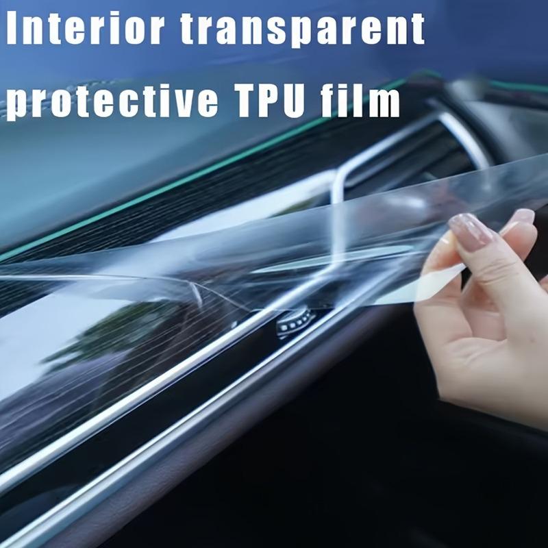TPU Transparent Protective Film for Land Rover Range Rover Velar 2017- Car Interior Stickers Center Console Gear Navigation