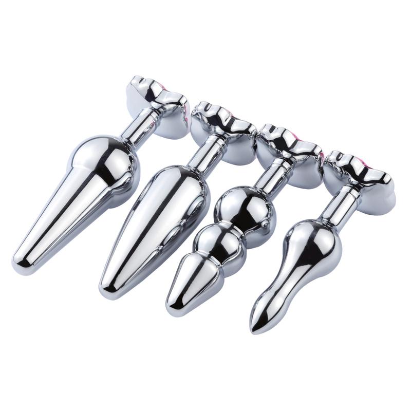 1pcs Cat Face Jewel Base Anal Plug 7 Size Butt Masturbation Tools Lovers Sex Massager Adult Sex Toys