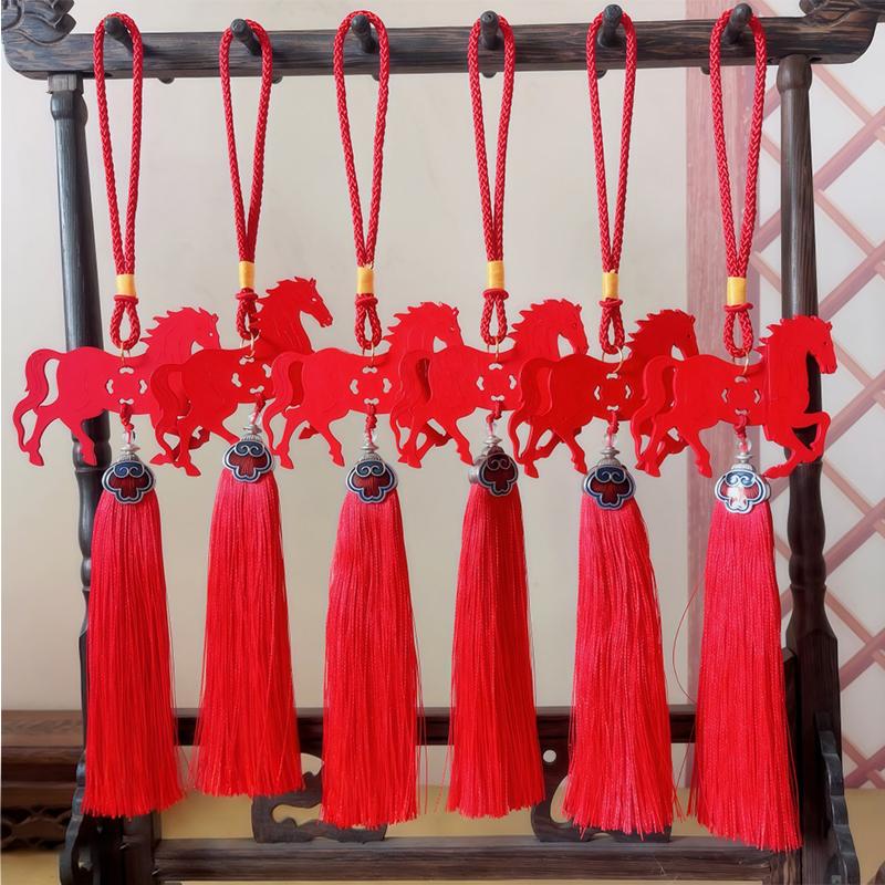 2026 Year Of The Horse Wall Hanging Ornament Zodiac Horse Pendant New Year Lucky