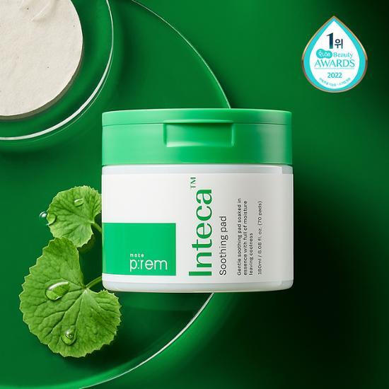 

MakePrem Inteca Soothing Pads 70 листов, популярная взрывная косметика Кореи