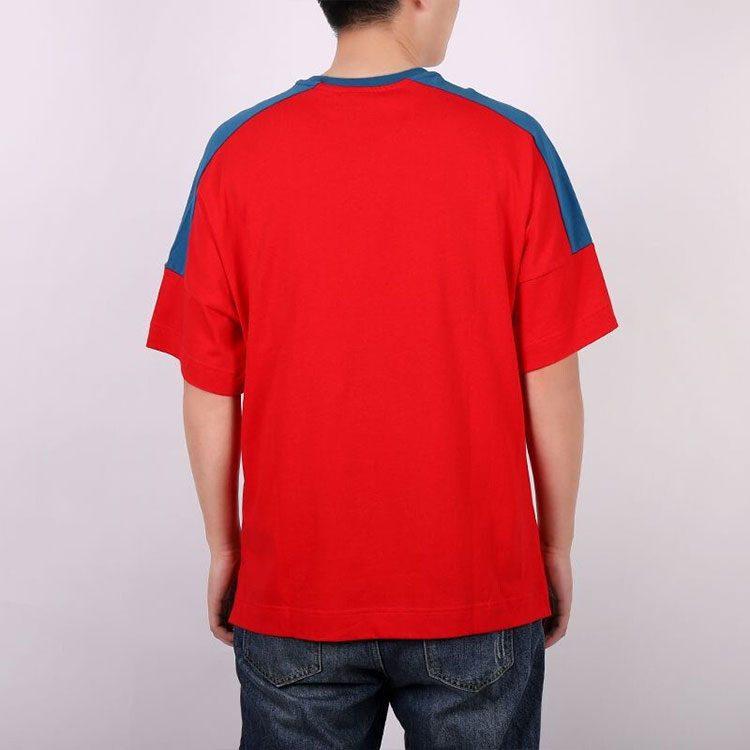 Nike T Shirts Men's Red Crew Neck Moderate Straight Fit CJ4297-657