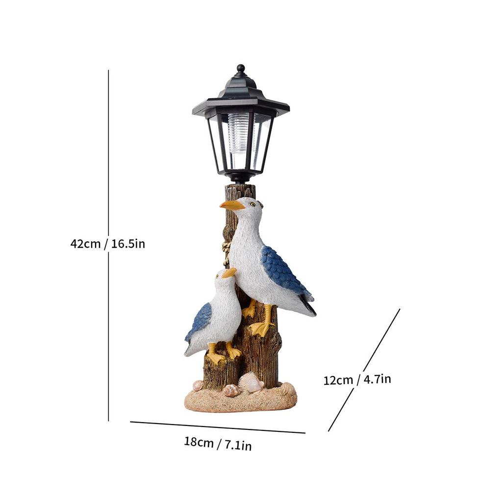 Solar-Powered Puppy Figurine: Outdoor Resin Garden Decoration