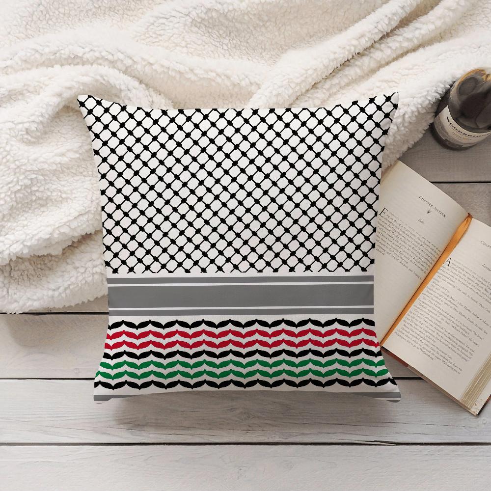 Fashion Hattah Keffiyeh Pillow Case Home Decoration Cushion Cover Suitable For Bedroom Car Office Sofa