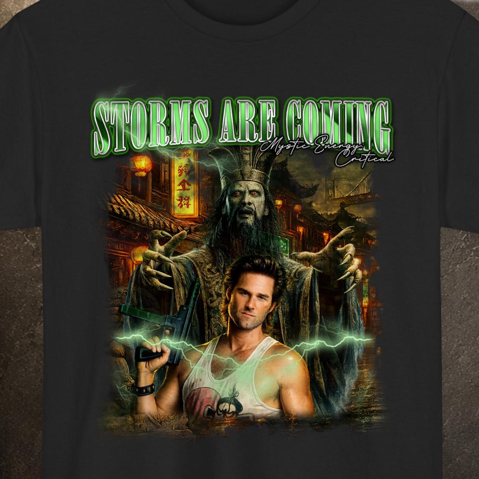 Big Trouble in Little China Shirt, Jack Burton Vintage Tee, 80s Movie Graphic Shirt 4XL