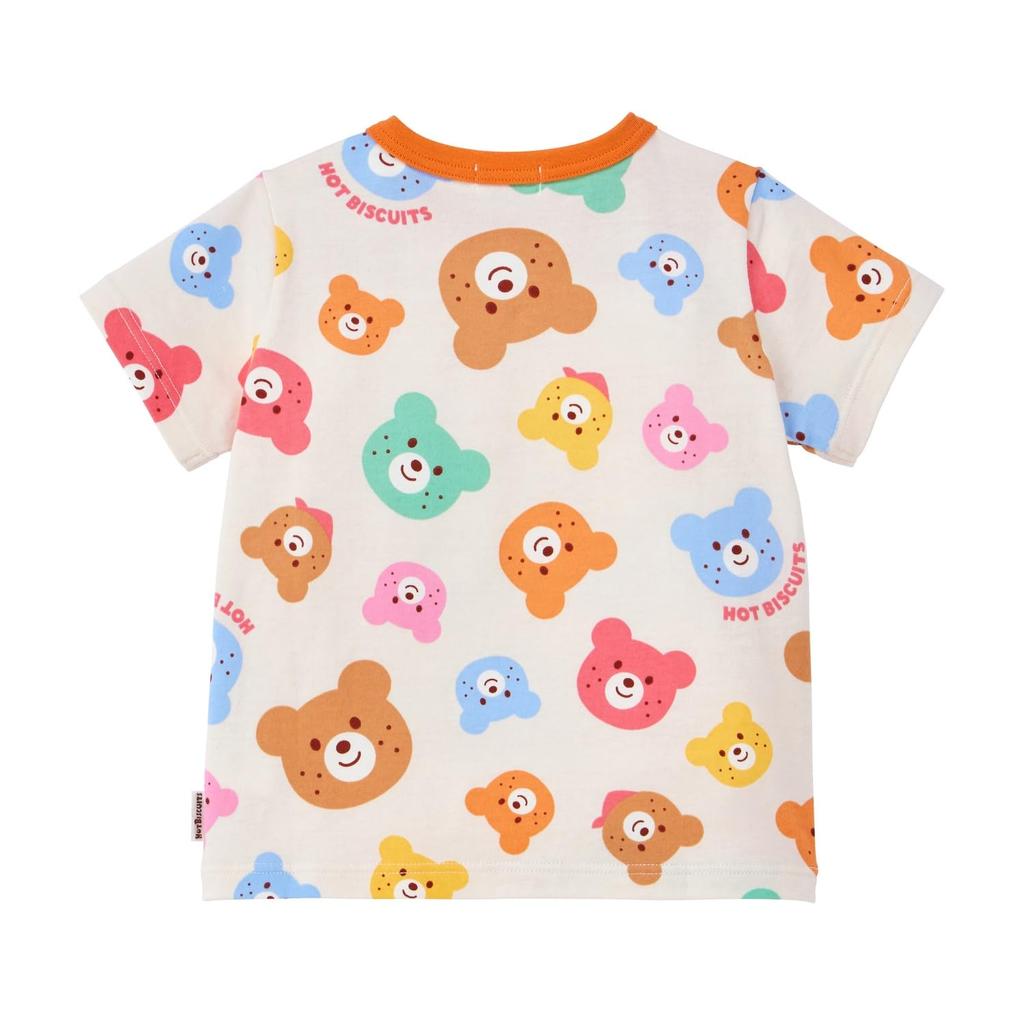 MIKI HOUSE HOT BISCUITS Short Sleeve Boys and T-Shirt, Girls, Baby, Kids, Multicolor, 80cm, 72-5201-140
