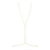 Fashion Metal Bead C For Women Bohemian Gold Color Sexy Body Chain Beach Wedding Accessories Bra Cross Bikini Chain