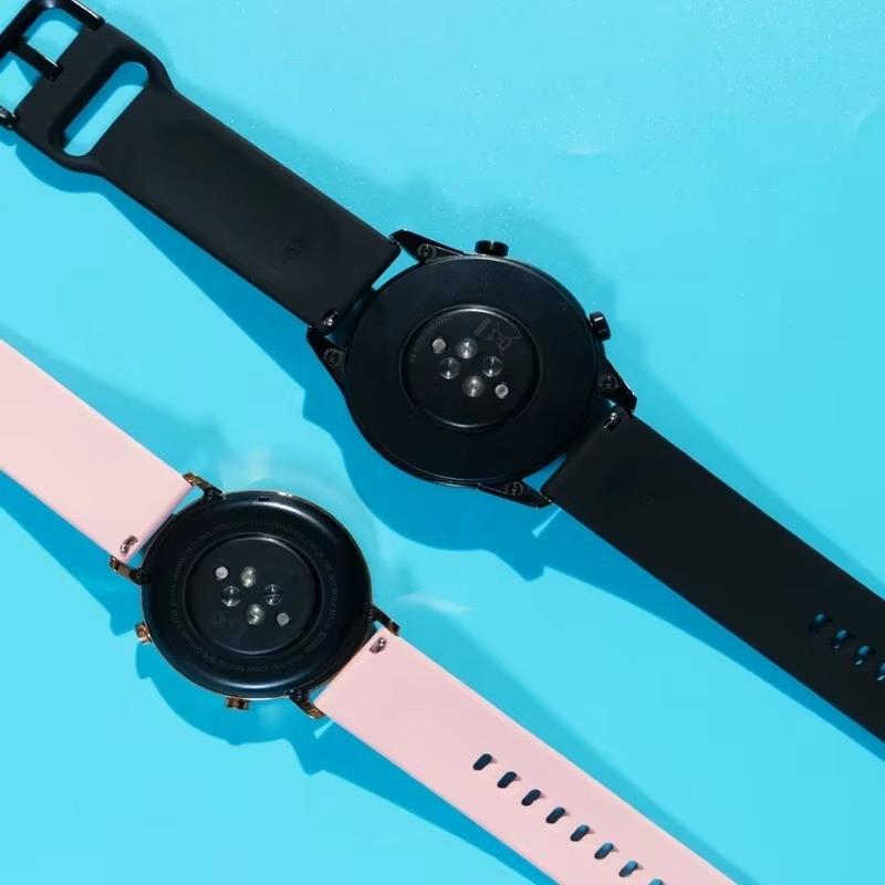 20mm/22mm Band for Amazfit GTS/2/2e/3/4 GTS2 Mini/GTR 4/3/Pro/47mm/GTR2/2e/stratos 2/3 Silicone Bracelet Amazfit Bip