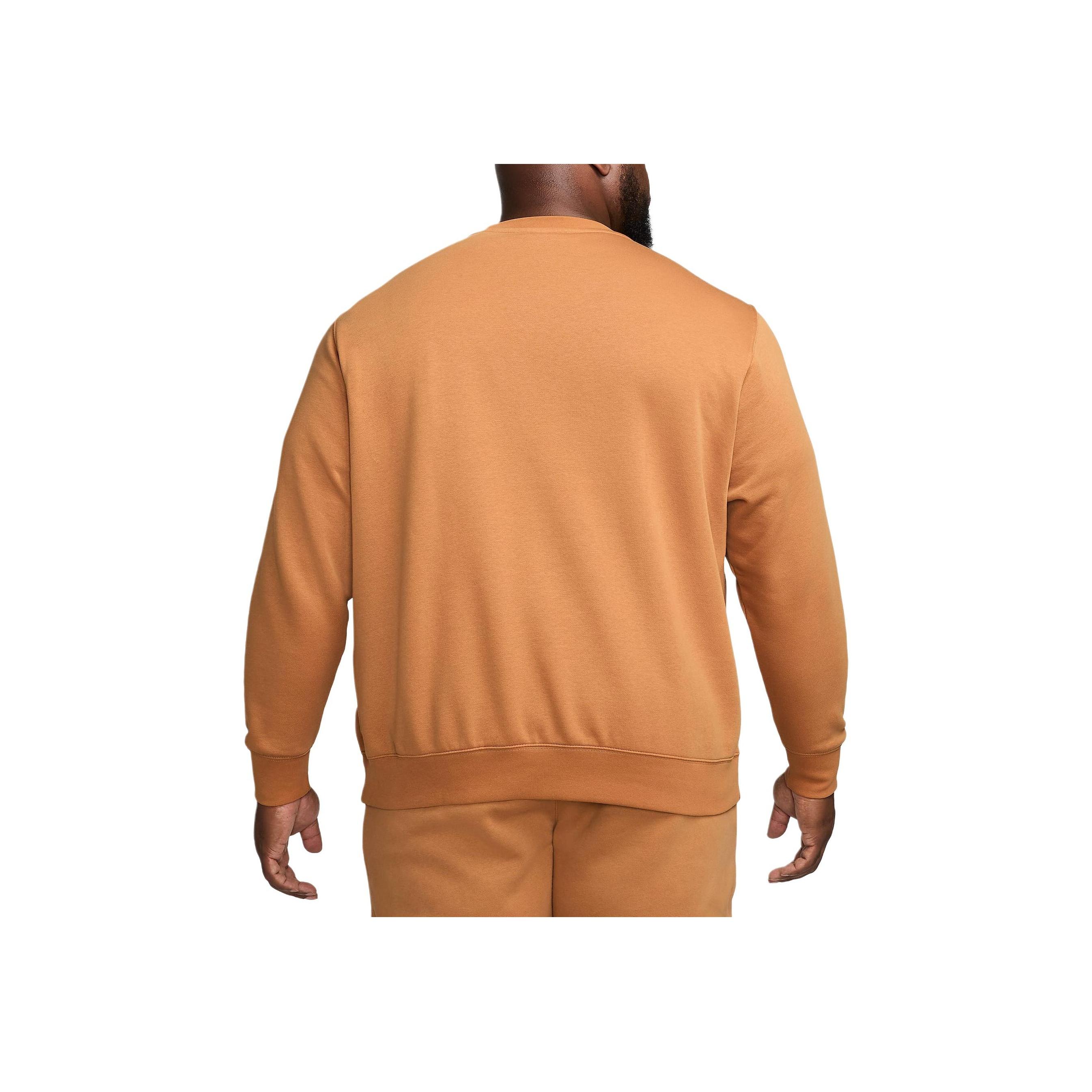 

New Nike Sportswear Club Fleece Sweatshirt Men s Linen BV2662-224 S