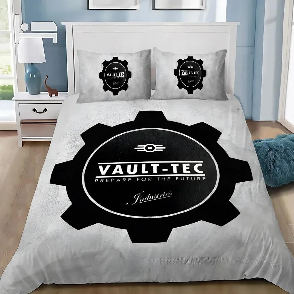 Hot Exquisite Anime GameF-Fallouts Duvet Cover Pillowcase Bedding Set Youth Kids Girl Boys Birthday Bedroom Decoration Full Size