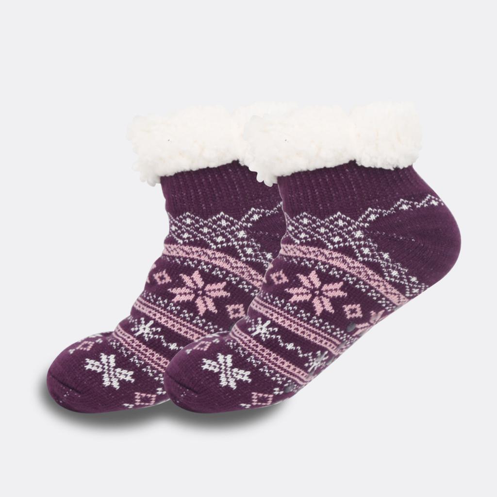 Winter Warm Non-slip Floor Socks Women Thicken Snow Socks Couple Sleep Carpet Slippers Socks