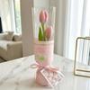 20 Pieces Romantic Hug Bucket Bouquet Transparent Bouquet Packaging Bag  Valentine's Day