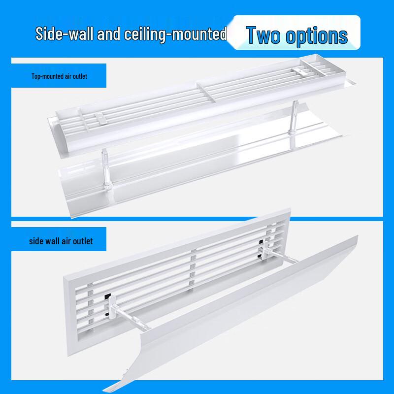 Adjustable Central Air Conditioner Wind Deflector