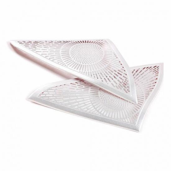 Inner Front Aluminum Silver A Pillar Speaker Frame Cover For Benz E-Class 12-15