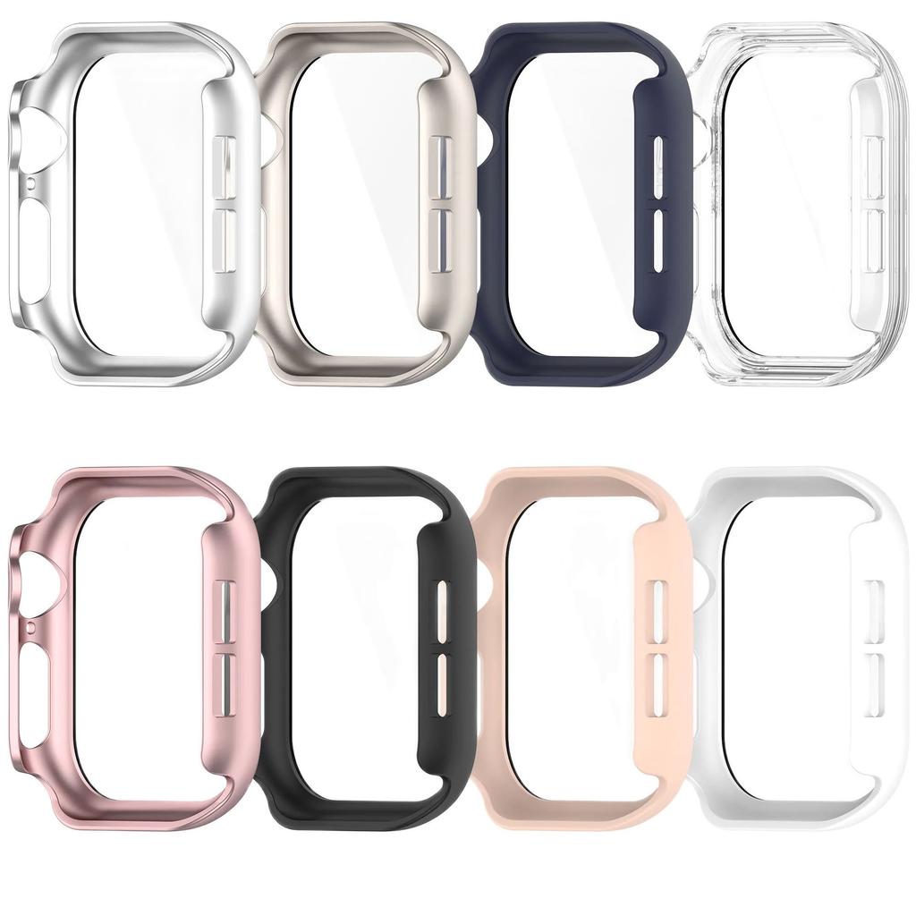 Fullt beskyttende deksel for Apple watch 10 46mm 42mm Smartklokke-tilbehør Rammedeksler 360 TPU Skjermbeskyttende Ny