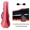 Kyliesman Carbon Fiber Violin Case: 1/4 & 1/2 Sizes, Double Shoulder, Lightweight Instrument Case