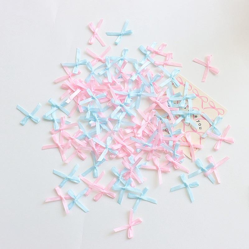 

3 мм бант ручной работы своими руками материал аксессуары нижнее белье нижнее белье лента мини бант аксессуары blue pink * 100 small bows in a pack