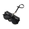 Litchi Embossed Glasses Cover Cute Hanging PU Leather Sunglasses Reading Glasses Storage Bag Portable Travel Eyewear Holder