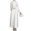 Autumn/Winter 2024 Women's French Hepburn Style Black Knit Dress - Mid-Length, Small Waist Trend