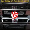For BMW X1 F48 2016-2026 Center Console AC Outlet Cover Air Conditioning Vent Sticker Trim Decoration ABS Car-styling