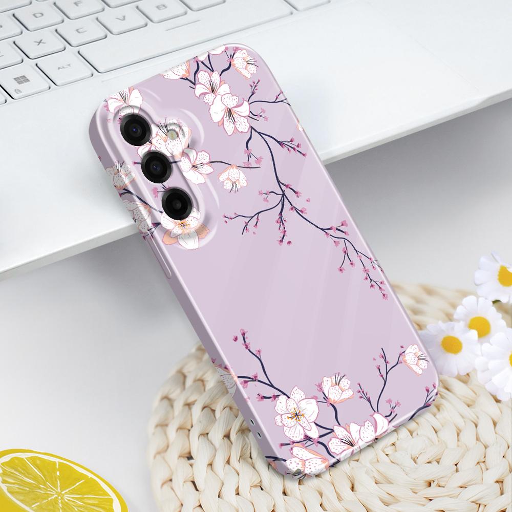 Fallen Plum Blossoms Phone Case For Samsung Galaxy A57 A37 A17 A56 A36 A26 A16 A06 A55 A35 A25 A15 A05 4G 5G Film Hard Cover