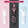 Cat Paw Box Cutter, SKRMISDA Retractable Cat Claw Cutter, Portable Cute Paper Cutter, Carton Sealing Tape Opener for Women, Safe Unpacking Tool for