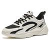 Anta Comfortable Versatile Shock Absorbing Wear Resistant Low Top Casual Shoes Women Sneakers White Black 922418855-1