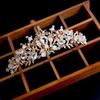 Bridal Crown High end Rhinestone European Style Gold Handmade Crown Tiara Hair Accessories Birthday Party Wedding Headband Jewelry