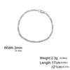 Chain Bracelet for Men Women Stainless Steel Width 3-10 MM Bracelets Punk Jewelry Couple Gift Pulsera Hombre New