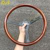 JDM 15inch Wood Style Steering Wheel Universal Vintage Retro Car Sports Steering Wheel