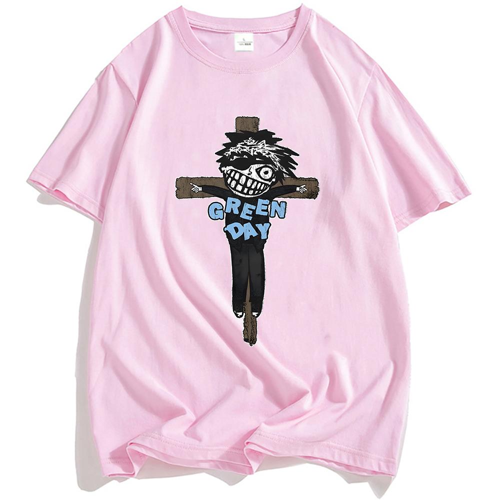 Green Day Saviors (édition De Luxe) Shirt Unisex Streetwear Hip Hop Summer Cotton T-shirt Round Neck Grunge Fashion Tshirt Men