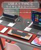 x ZIYOU LANG Bluetooth Wireless Gaming K68 Red Switch USB Compatible with and for Remote Japanese Manual Technical Standards Conformity Certification