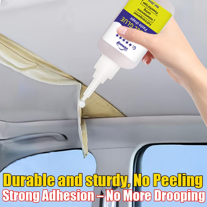 Car Roof Repair Glue - Strong Adhesion, Resists High Temperatures and Does Not Come Off, Specifically Designed for Repairing Roof and Interior Materi