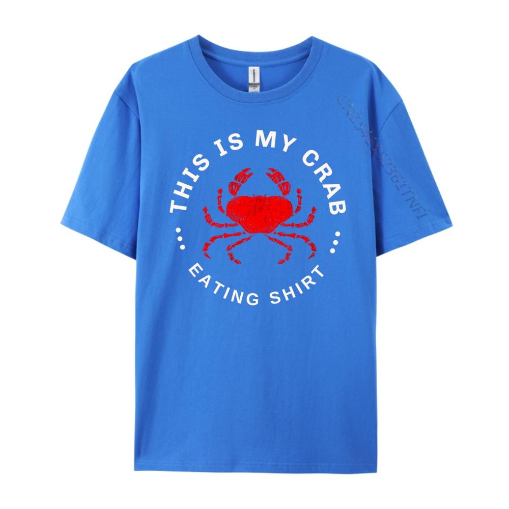 Funny Crab Leg Eating This Is My Hiphop Streetwear Graphic Tee Original Mens TShirts Creative Harajuku Clothing