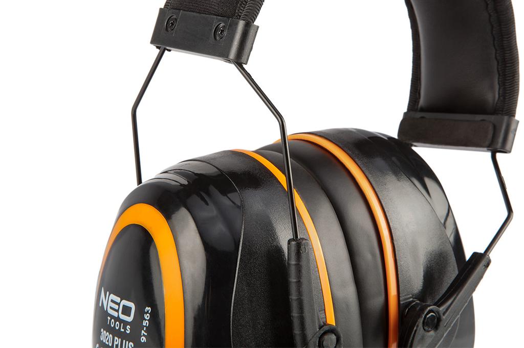 Noise-cancelling earmuffs, SNR 30dB, CE