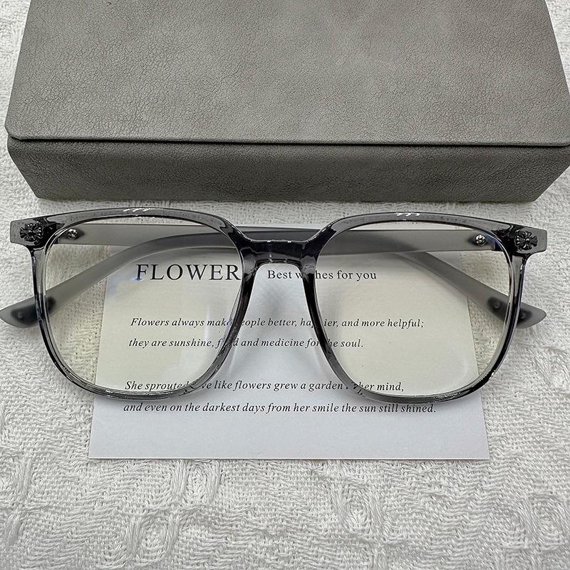 

Высококачественные простые очки в черной оправе. Женские модные роскошные очки с синей подсветкой. Мужские модные очки для близорукости.