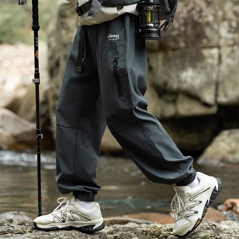 JEEP SPIRIT Men's Outdoor Cargo Jogger Pants