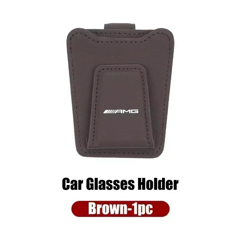 Car Visor Sunglasses Clip Glasses Storage Rack For Mercedes Benz AMG A B C E S Class A180 CLK CLA GLE W212 C200 C300 W204 W205