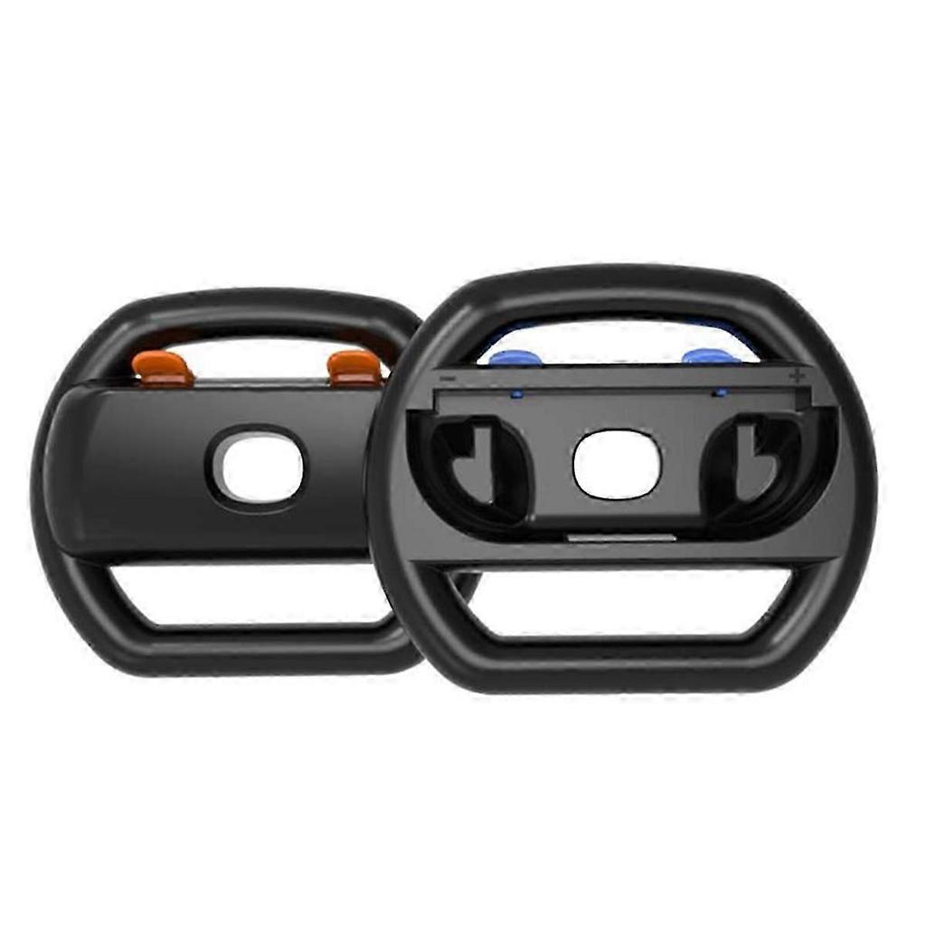 2PCS Racing Steering Wheels for Switch 2 Controller Game Grip Handle Racing Game Wheel for 2 Controller
