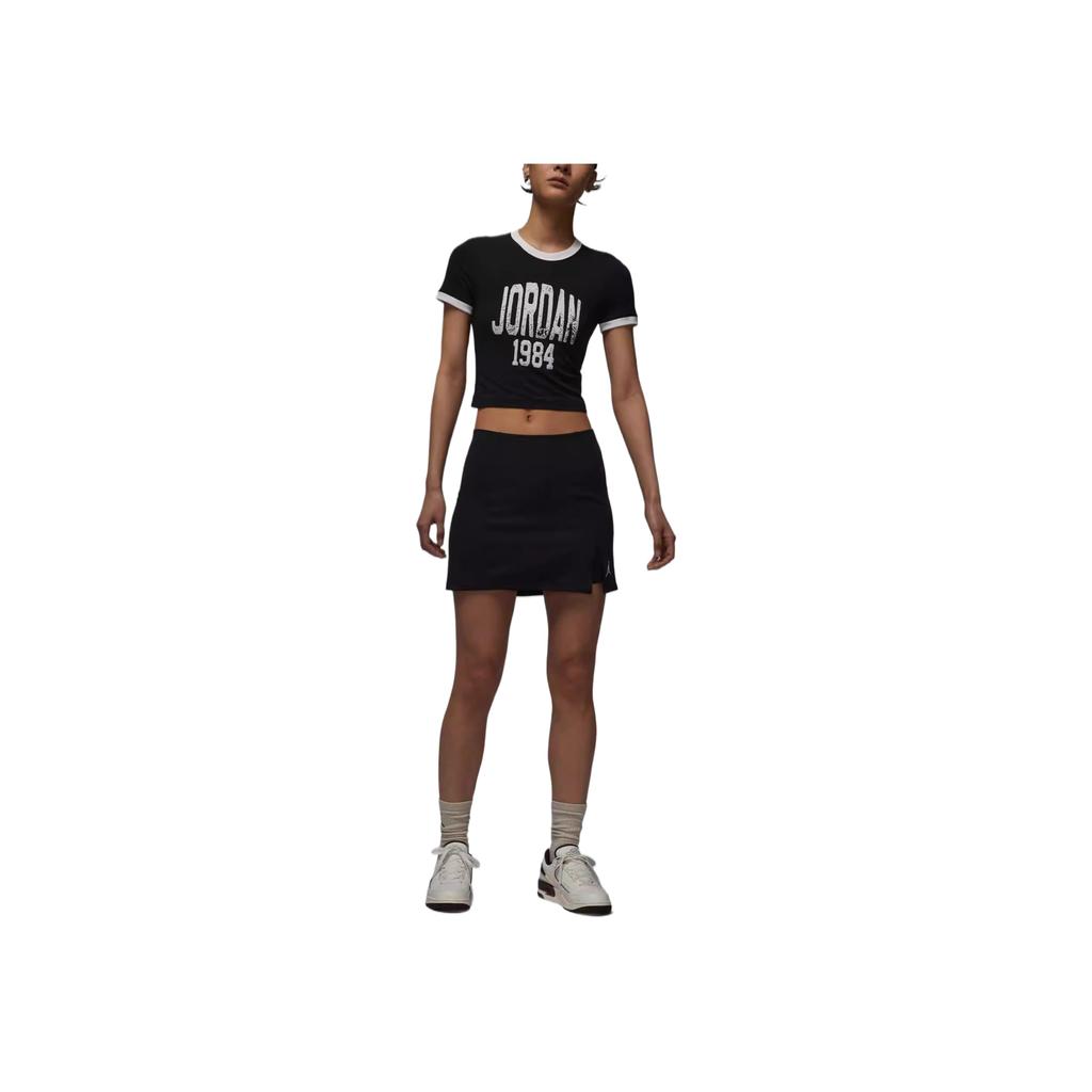 Jordan Jumpman Solid Color Comfortable Versatile Casual Shorts Women Shorts Black White HJ0080010